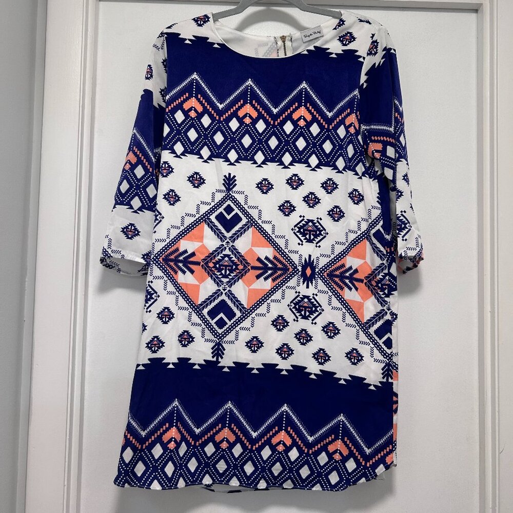 Bridgitte Bailey Three Quarter Length Sleeve Dress